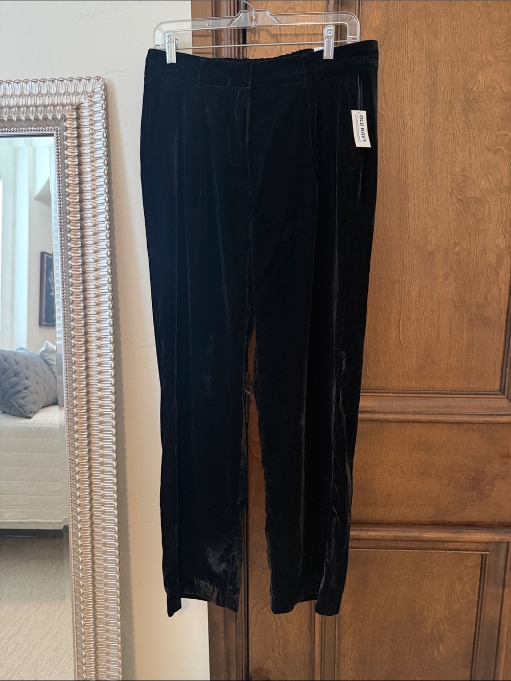 Old Navy Black Velvet Pants